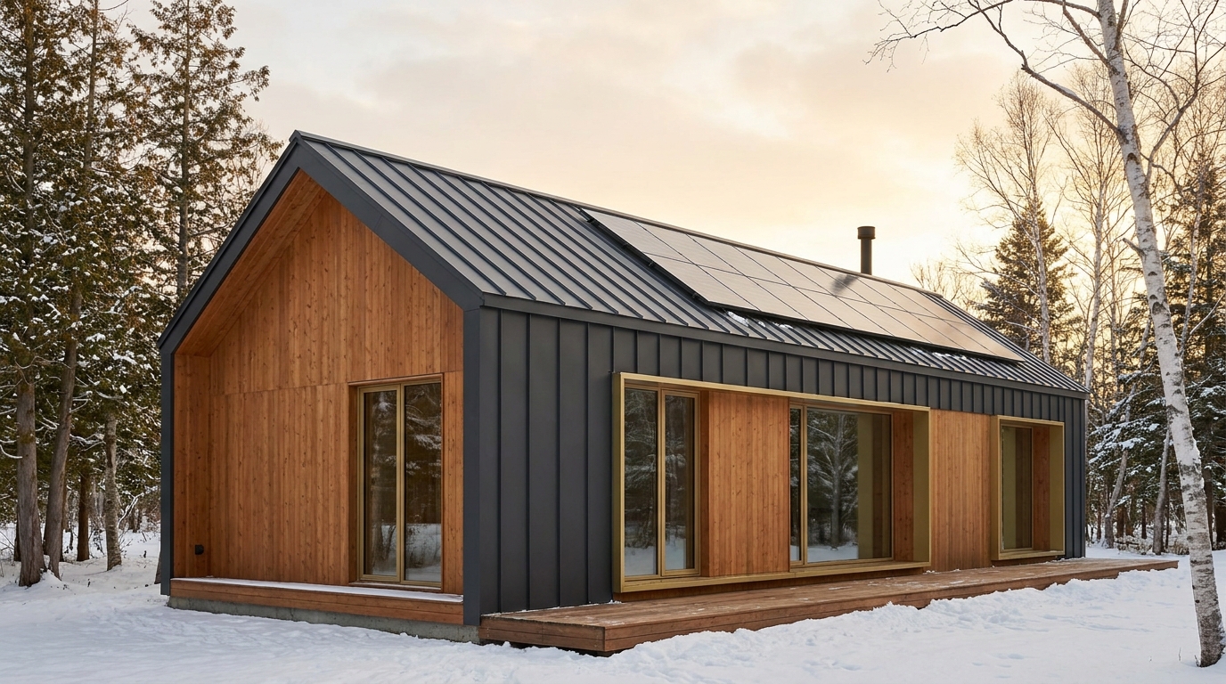 南の杜 外観 — AI render based on BIM specs