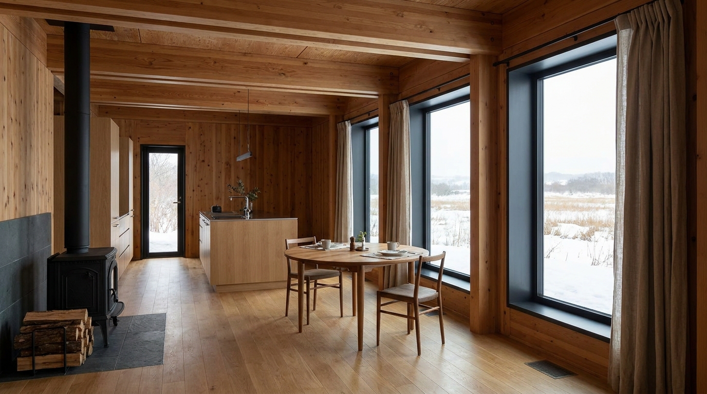 陽の小屋 内観