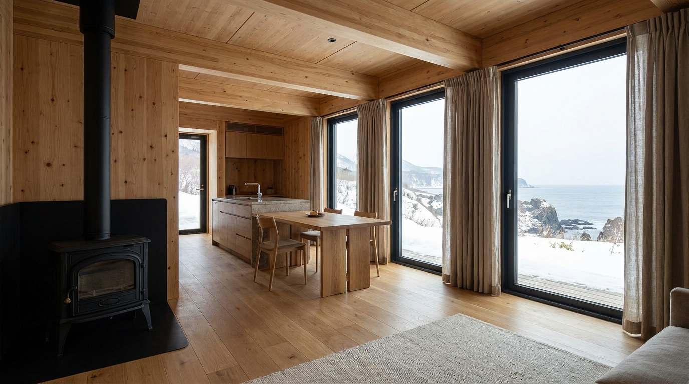 陽の小屋 内観
