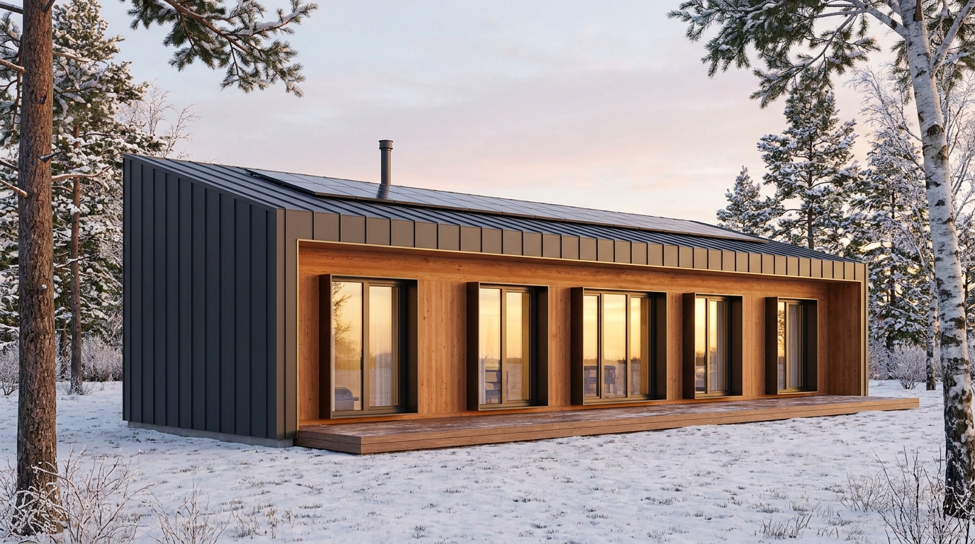 東の塔 外観 — AI render based on BIM specs