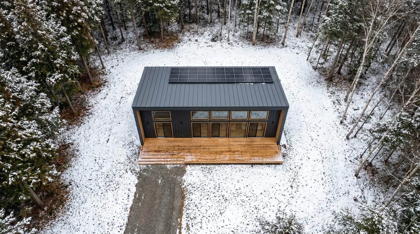 北の小屋 配置