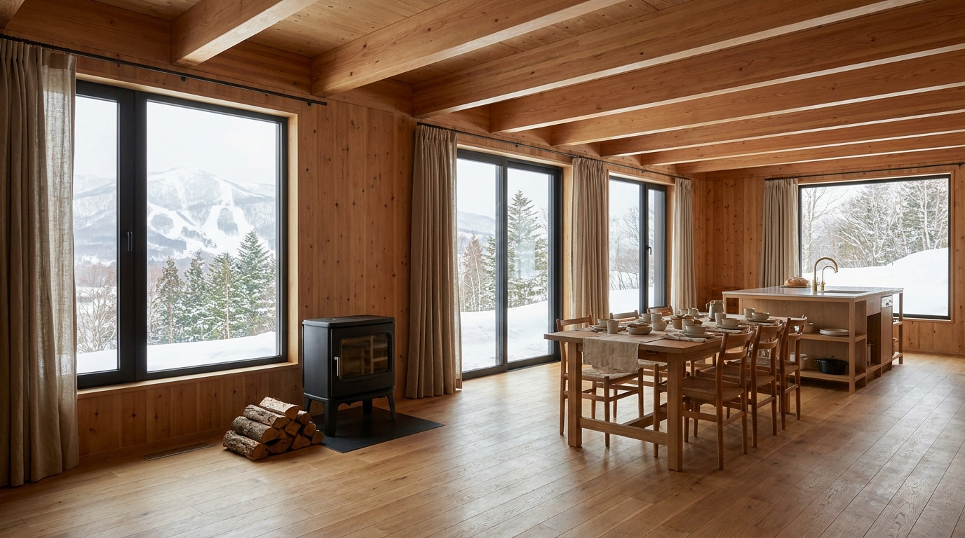 月の小屋 内観