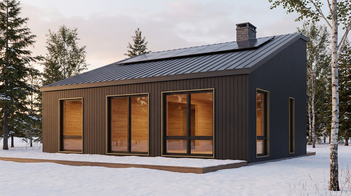 星の巣 外観 — AI render based on BIM specs