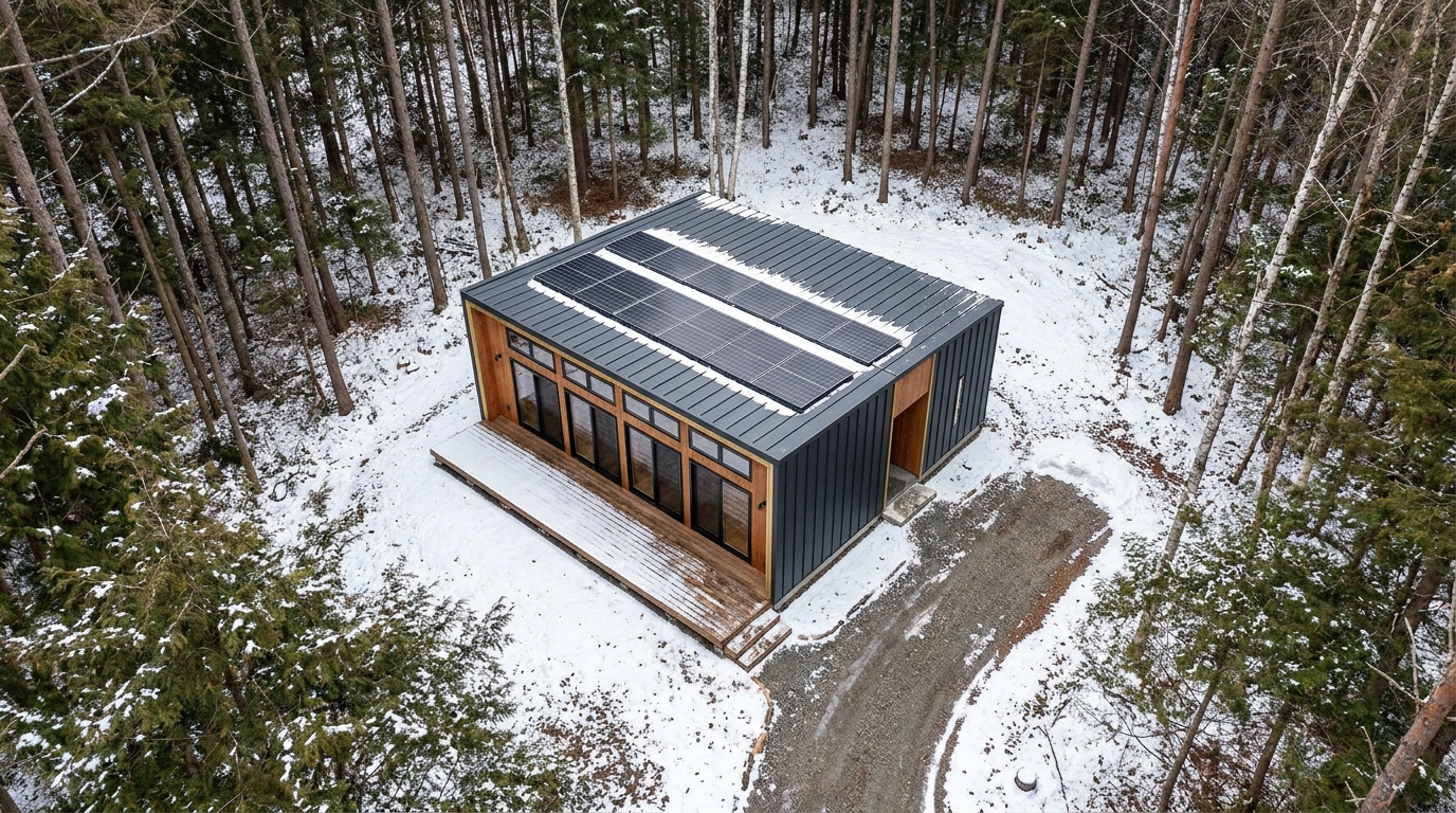 森の小屋 配置