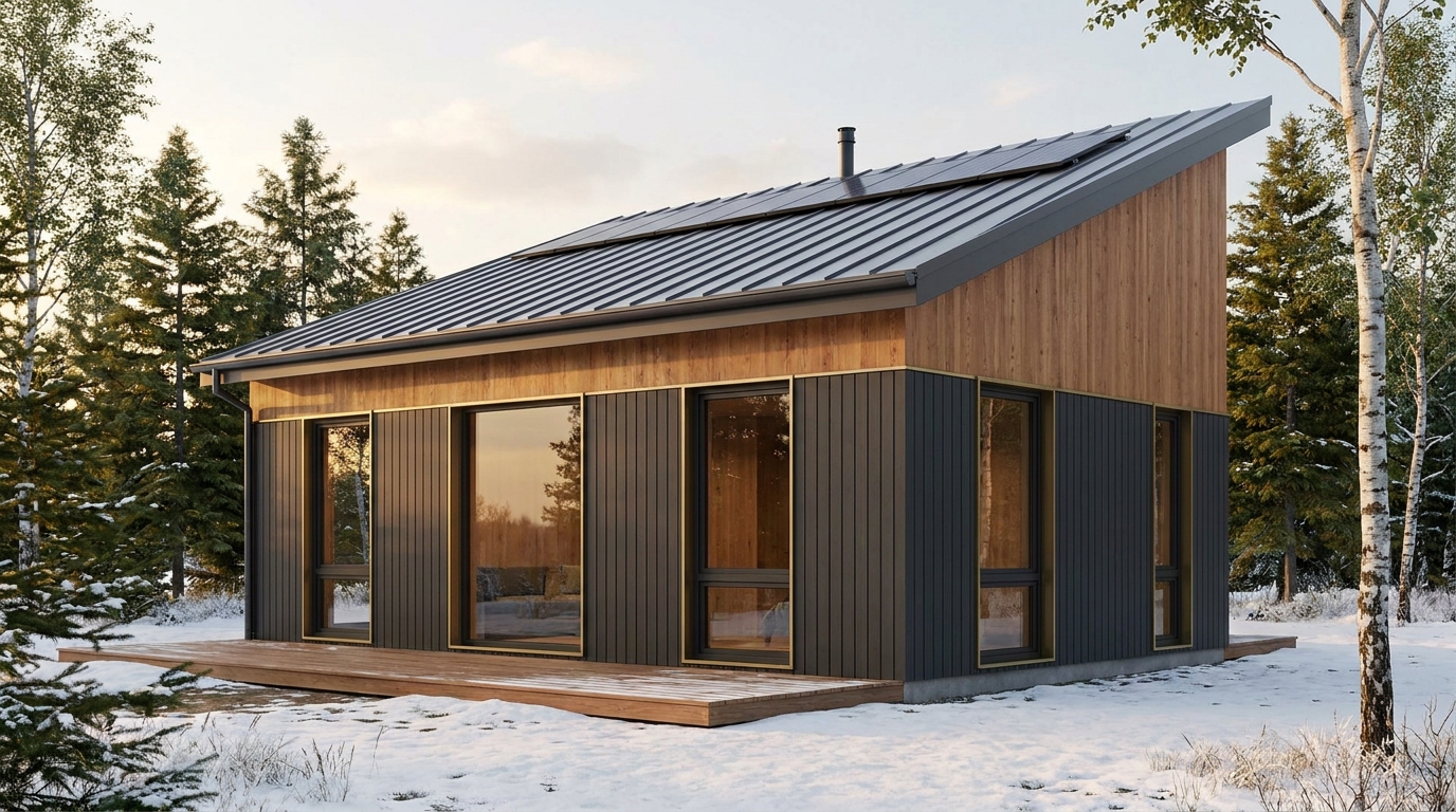 南の砦 外観 — AI render based on BIM specs