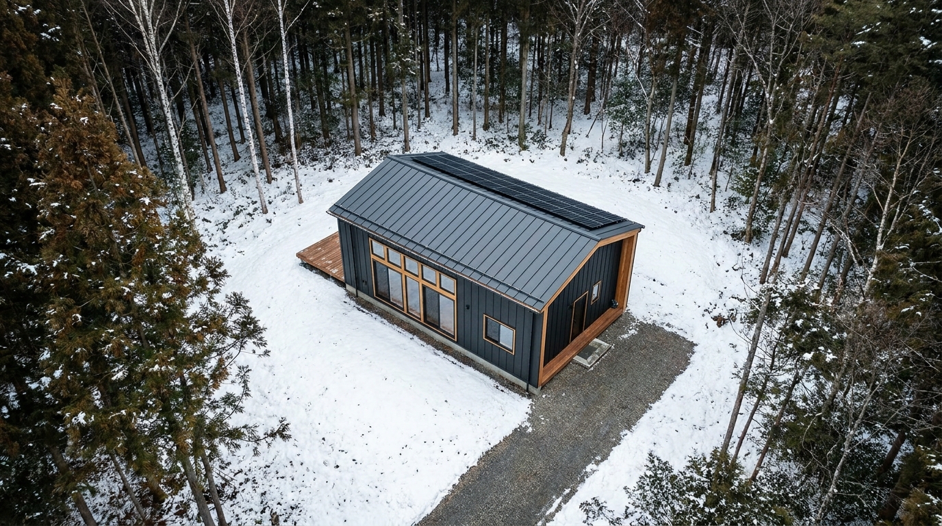 森の小屋 配置