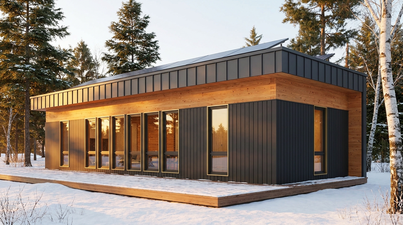 月の塔 外観 — AI render based on BIM specs