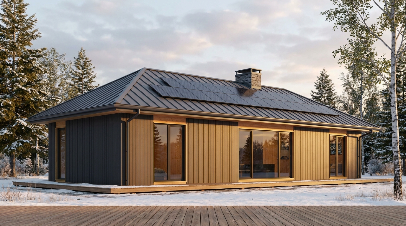 月の杜 外観 — AI render based on BIM specs