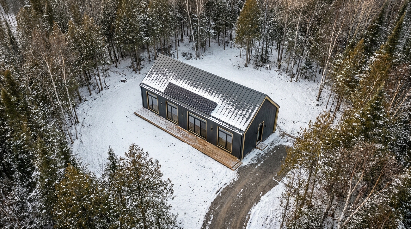 霧の小屋 配置