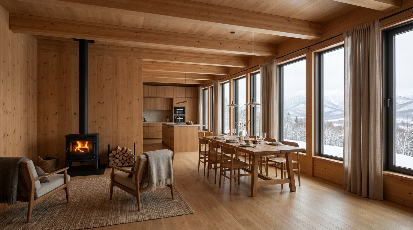 風の小屋 内観
