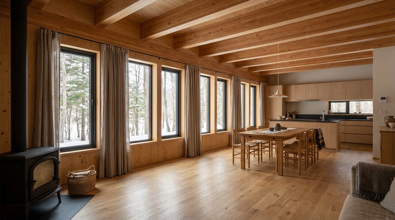 東の小屋 内観