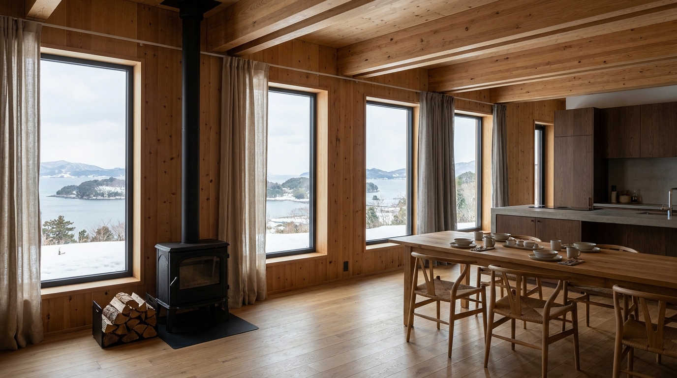 陽の小屋 内観
