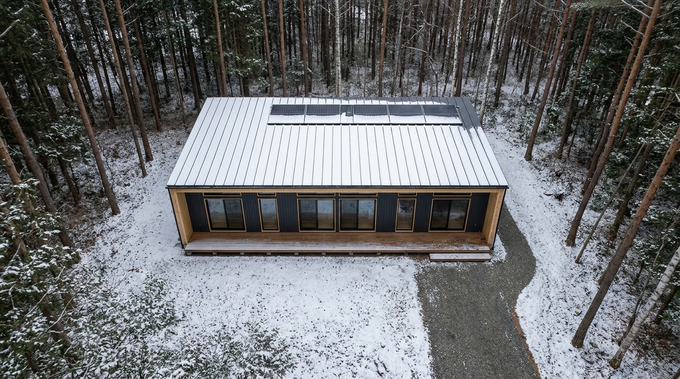 西の小屋 配置