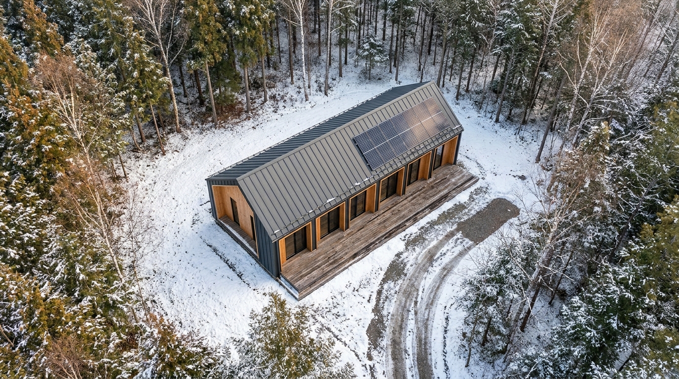 霜の小屋 配置