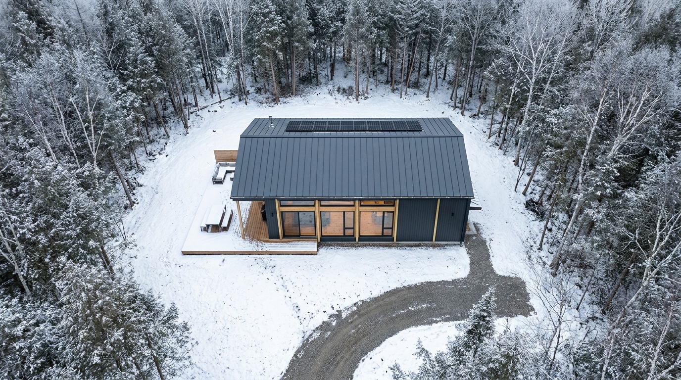 森の小屋 配置