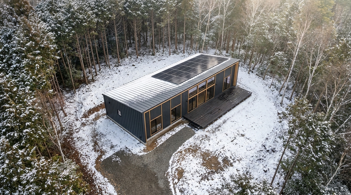 東の小屋 配置