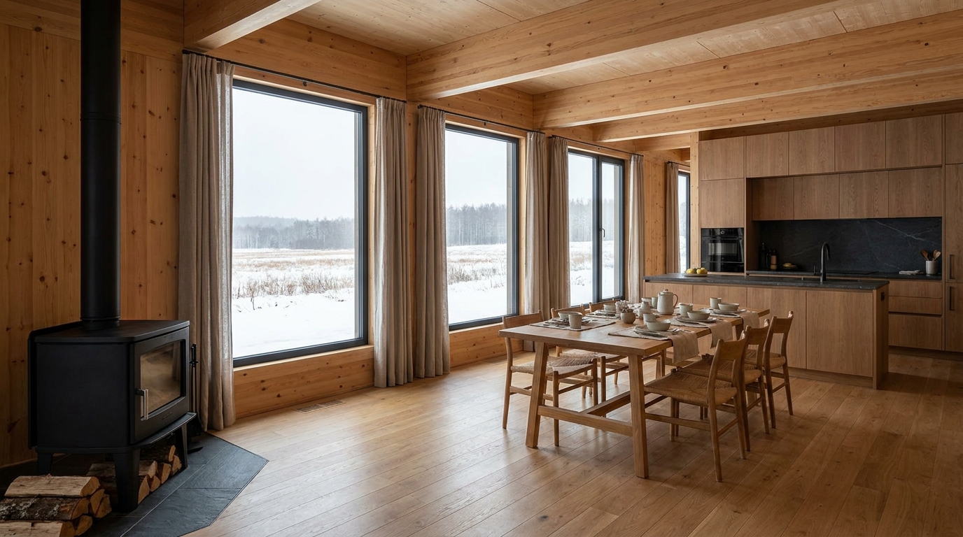 風の小屋 内観