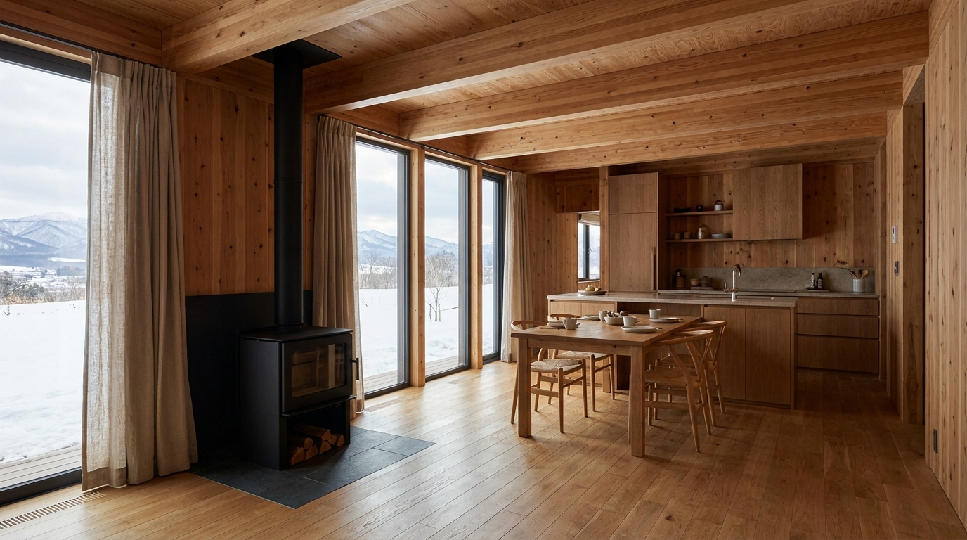 霜の家 内観