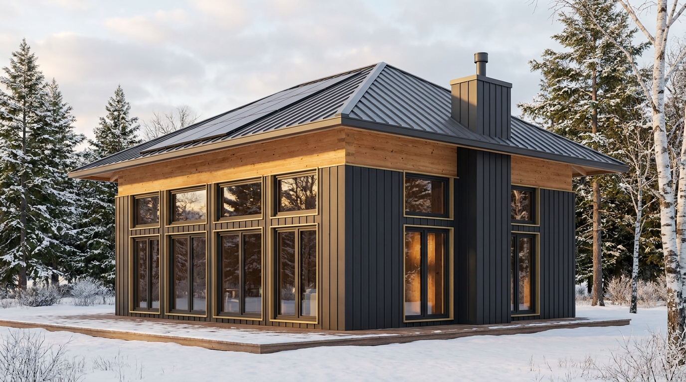 月の蔵 外観 — AI render based on BIM specs