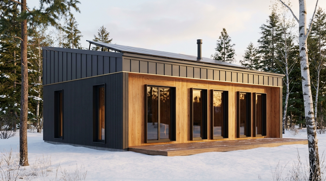 東の塔 外観 — AI render based on BIM specs