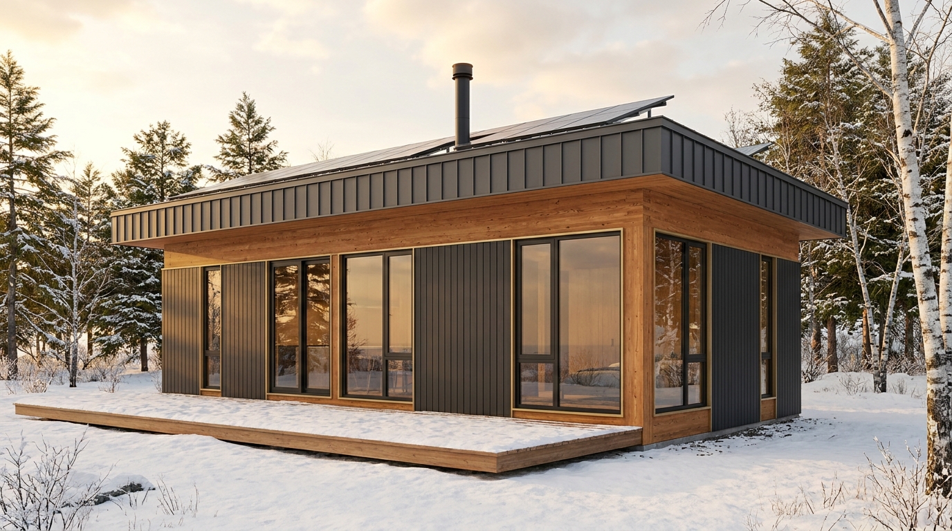 南の里 外観 — AI render based on BIM specs
