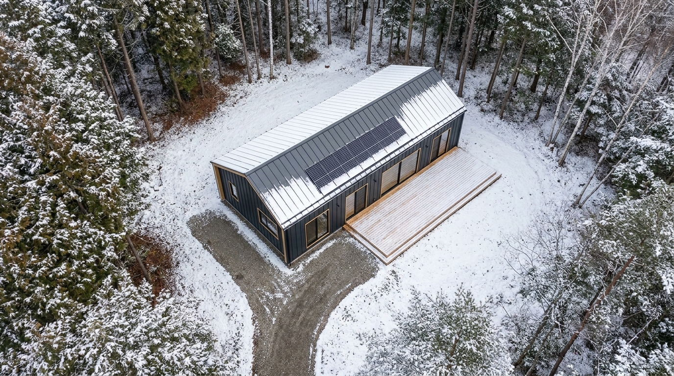 霜の小屋 配置