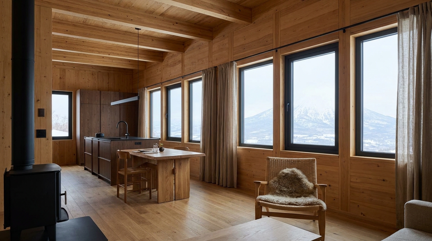 月の小屋 内観