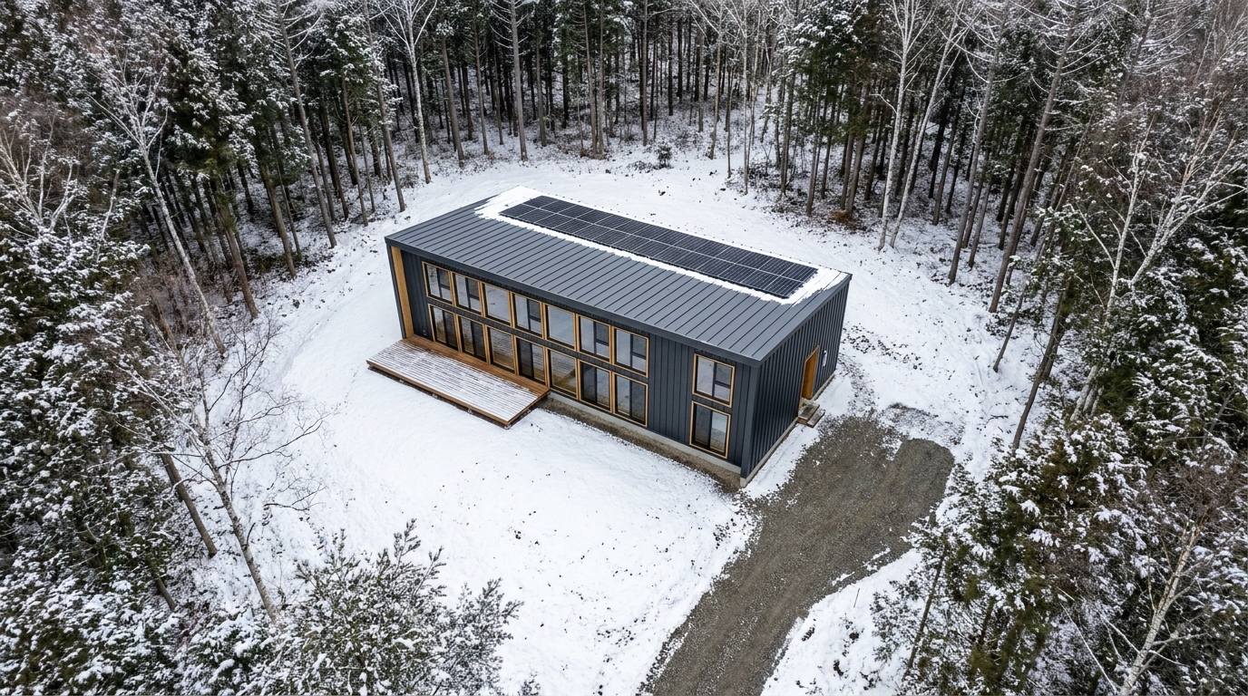 森の小屋 配置