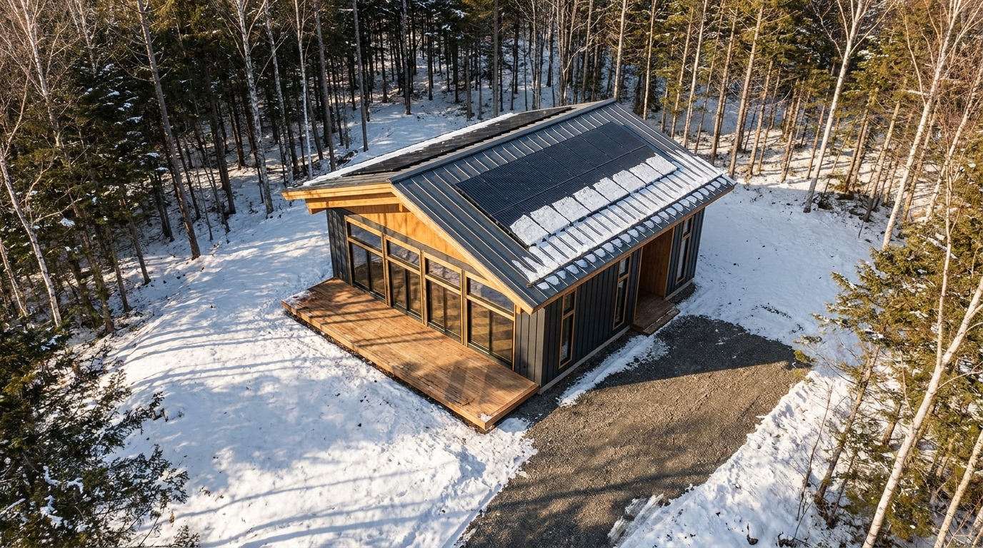 北の小屋 配置