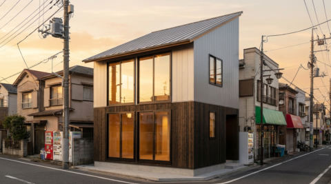 中野区中野 4 — 地下スタジオ + 住居