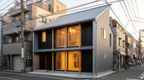 中野区中野 4 — 地下スタジオ + 住居