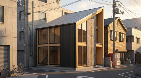 中野区中野 4 — 地下スタジオ + 住居