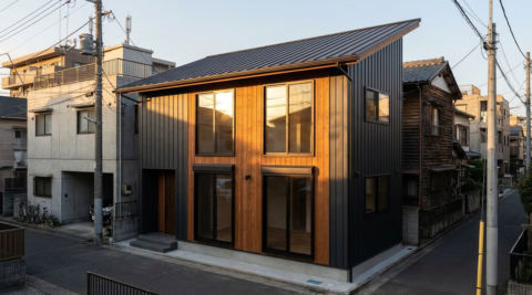 中野区中野 4 — 地下スタジオ + 住居