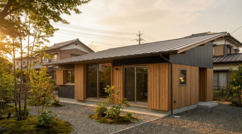 富士吉田の上暮地の家