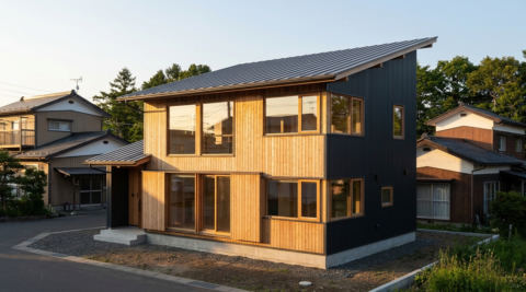北海道・茶室と縁側のある和の住まい