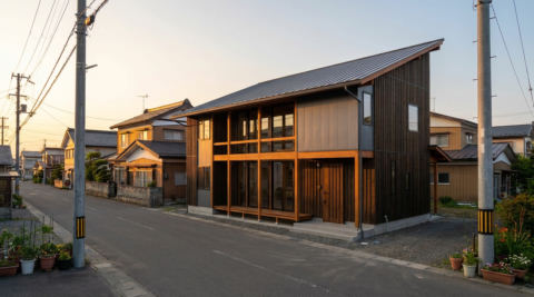 青森・茶室と縁側のある和の住まい