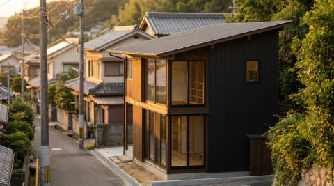広島・茶室と縁側のある和の住まい