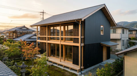 京都・茶室と縁側のある和の住まい