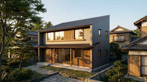 鹿児島・茶室と縁側のある和の住まい