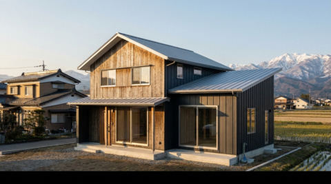 新潟・茶室と縁側のある和の住まい