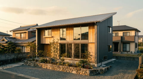 鹿児島・茶室と縁側のある和の住まい