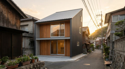 広島・狭小の町家