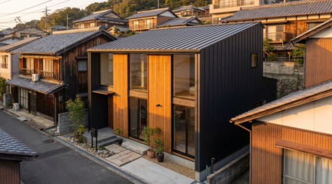 広島・中庭のある回遊動線