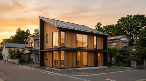青森・茶室と縁側のある和の住まい