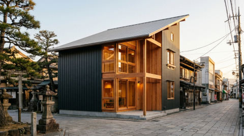長野・越屋根のある自然素材の家