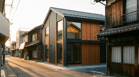 広島・狭小の町家