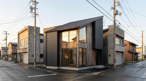 新潟・書斎とライブラリのある静かな家