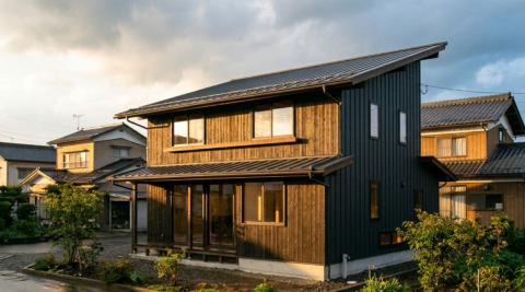 新潟・茶室と縁側のある和の住まい
