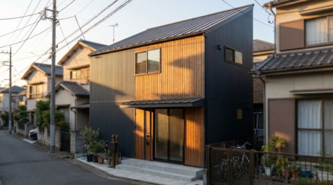 東京・茶室と縁側のある和の住まい