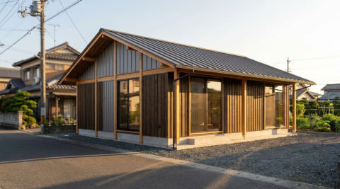 大垣の久瀬川の家
